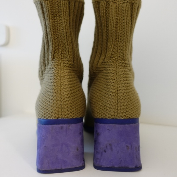 Eckhaus Latta x Camper Knit Ankle Boots Size 38 - Picture 6 of 10